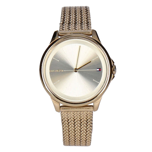 Produktbild Quarzuhr - Tommy Hilfiger Delphine Dressed Up Damenuhr Gold Armbanduhr Goldfarben