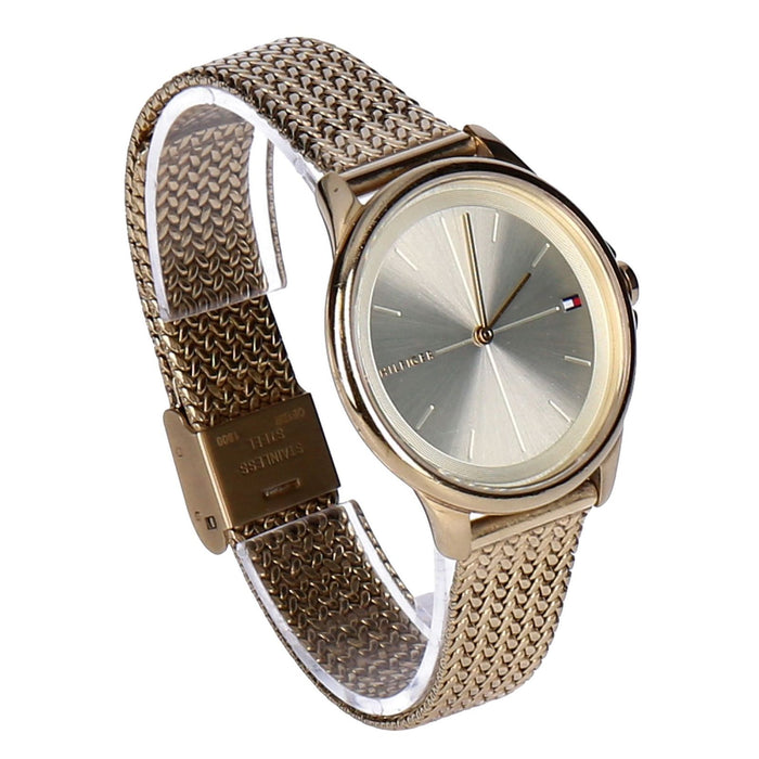 Tommy Hilfiger Delphine Dressed Up Damenuhr Gold Armbanduhr Goldfarben