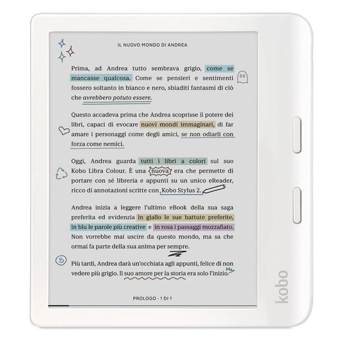Kobo Colour eBook-Reader weiß