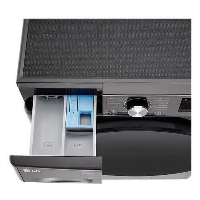 LG F4WR709YB Waschmaschine 9kg platinum black mit AI DD® & TurboWash®360°