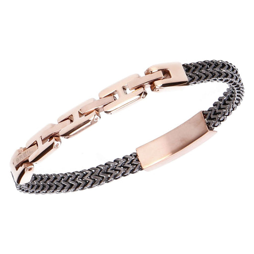 Produktbild Edelstahlarmband - Breil Armband EDIT OUT Herren Stahl Rosegold 22cm