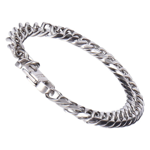 Produktbild Edelstahlarmband - Breil Armband GRITTY Herren Stahl Silber 22 cm