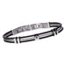 Breil Armband Loop Herren Stahl Silber/Schwarz verstellbar