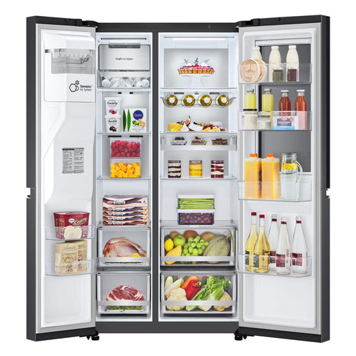 Produktbild Side-by-Side - LG GSXV90MCDE Side-by-Side Kühlschrank mit InstaView