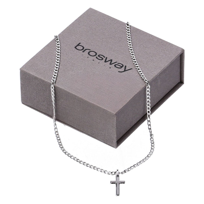 Brosway Herren Halskette Ink Edelstahl 50 cm