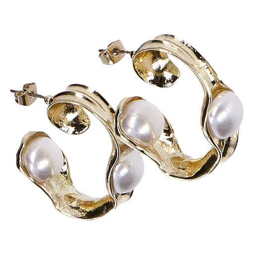 Produktbild Edelstahlarmband - Pieces Ohrring für Damen Edelstahl goldfarben