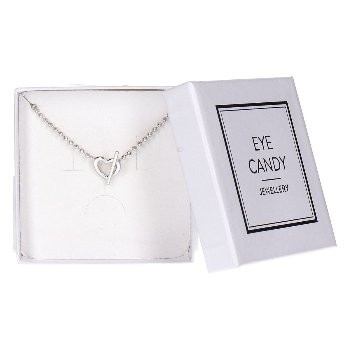 Produktbild Edelstahlarmband - Eye Candy Armband 925er Sterling Silber Herz Anhänger