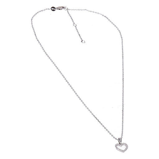 Produktbild Edelstahlarmband - Eye Candy Halskette 925er Sterling Silber Herz Zirkonia Anhänger