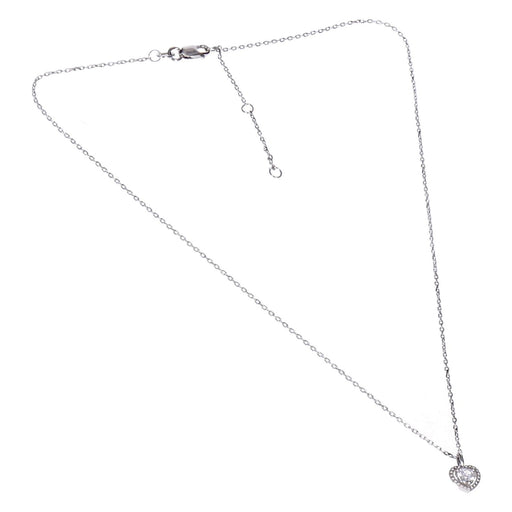 Produktbild Edelstahlarmband - Eye Candy Halskette 925er Sterling Silber Herz Zirkonia Anhänger