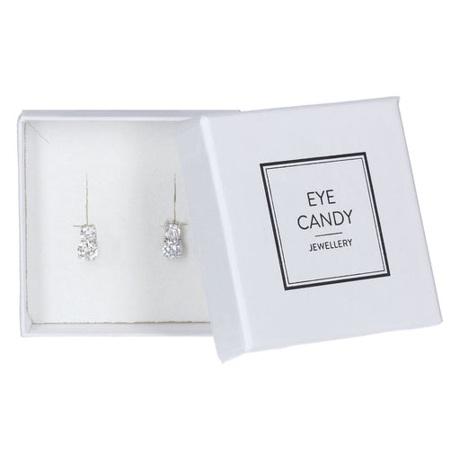 Produktbild Edelstahlarmband - Eye Candy Ohrringe Stecker Zirkonia 925er Sterling Silber