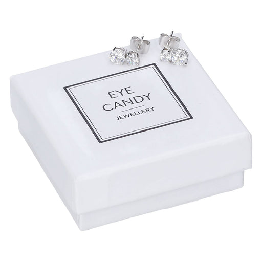 Produktbild Edelstahlarmband - Eye Candy Ohrringe Stecker Zirkonia 925er Sterling Silber