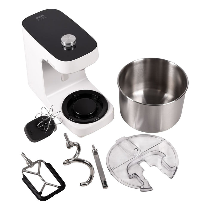 Ooni Halo Pro Professioneller Spiralkneter – 7,3-Liter-Küchenmaschine mit Zubehör