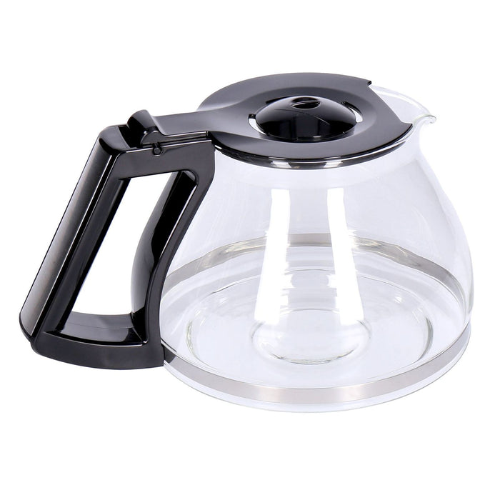 Melitta Look Deluxe Glaskanne Edelstahl schwarz