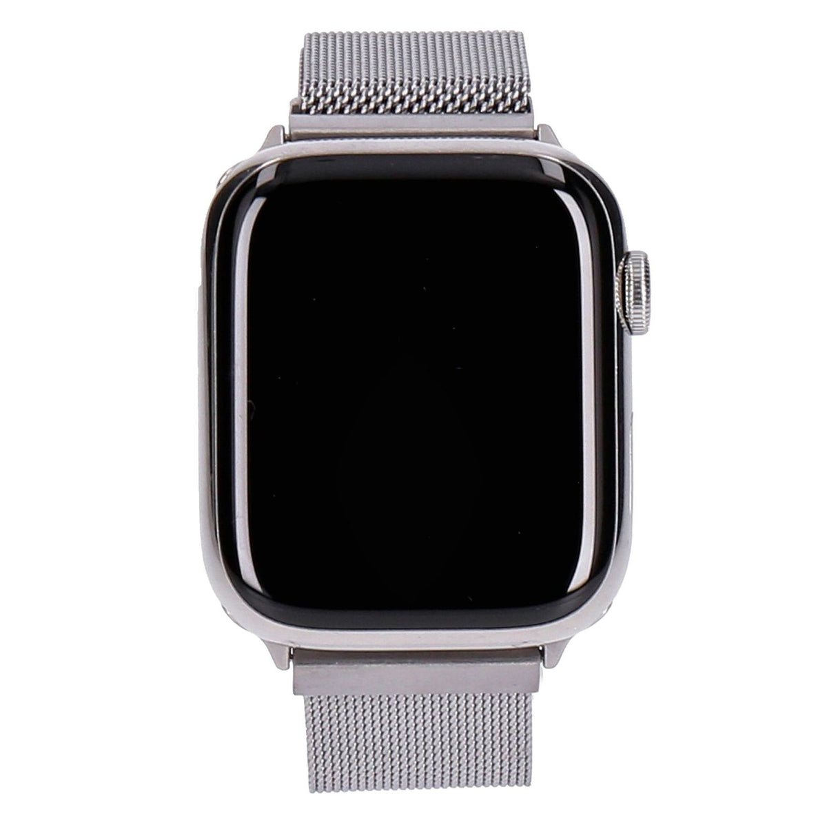 Produktbild Smartwatch - Apple Watch Series 7 45mm GPS + 4G Silber Edelstahlgehäuse mit Milanaise Armband Silber