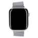 Apple Watch Series 7 45mm GPS + 4G Silber Edelstahlgehäuse mit Milanaise Armband Silber