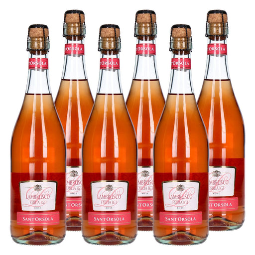 Produktbild Schaumwein - Sant'Orsola Lambrusco Emilia rose 6 x 0,75 L