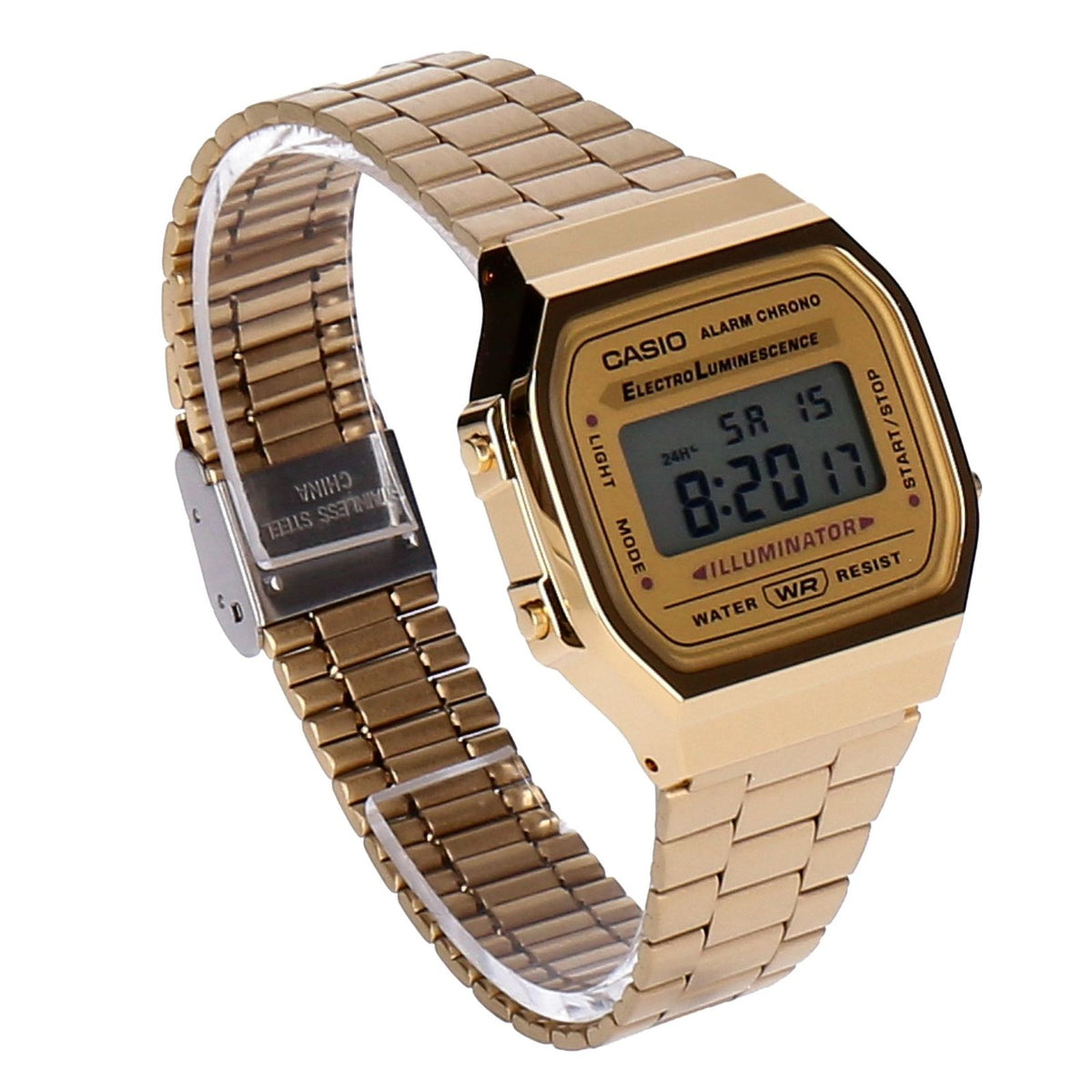 Produktbild Digitaluhr - CASIO Vintage Iconic A168WG-9EF Gold Armbanduhr