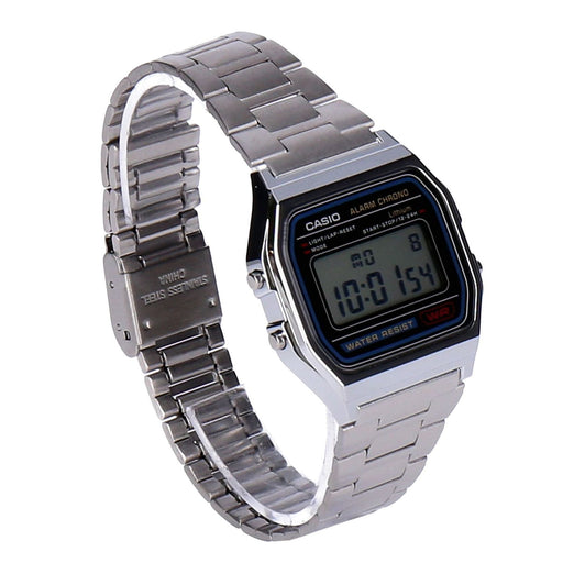 Produktbild Quarzuhr - Casio A158WA-1DF Vintage Armbanduhr Edelstahl Quarz