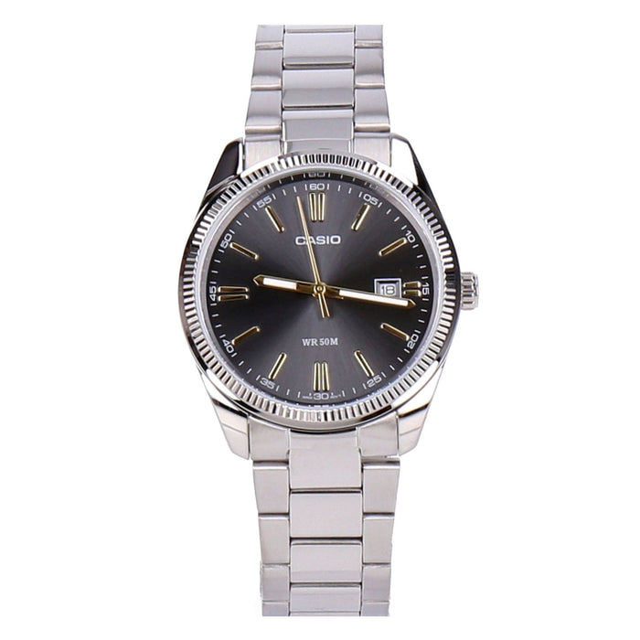 Casio MTP-1302D-1A2 Armbanduhr Gold Edelstahl