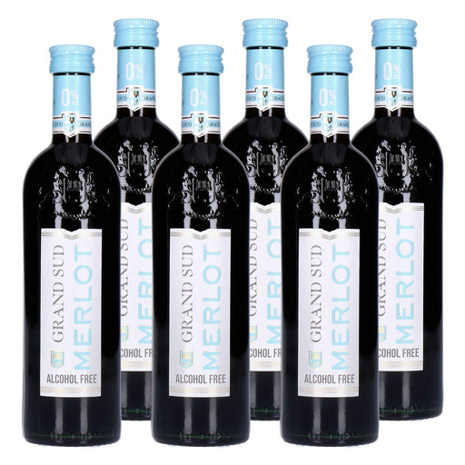 Produktbild Rotwein - Grand Sud Merlot alkoholfrei 6 x 0,25 L
