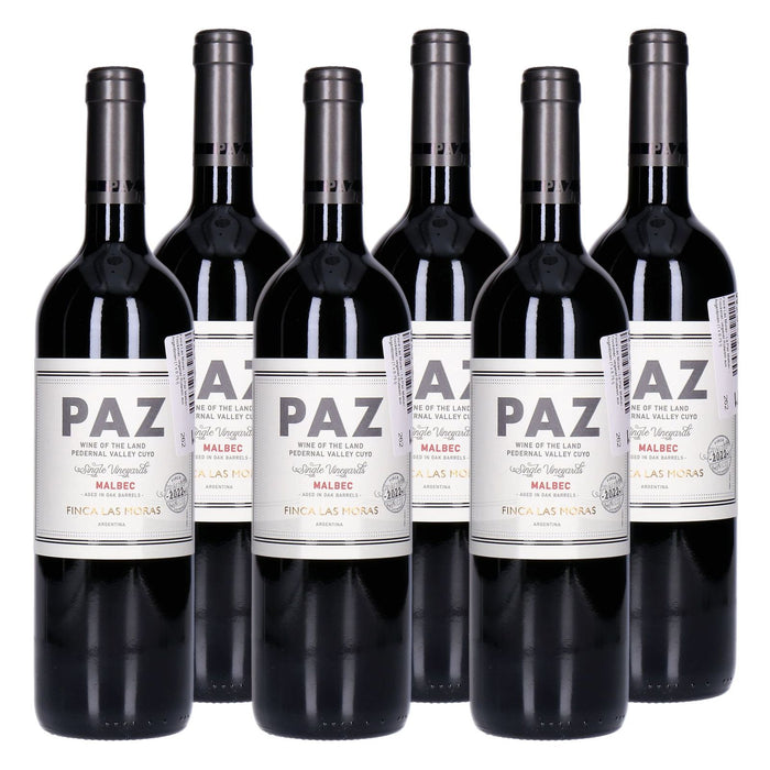 Finca Las Moras La Paz Malbec Rotwein 6 x 0,75 L