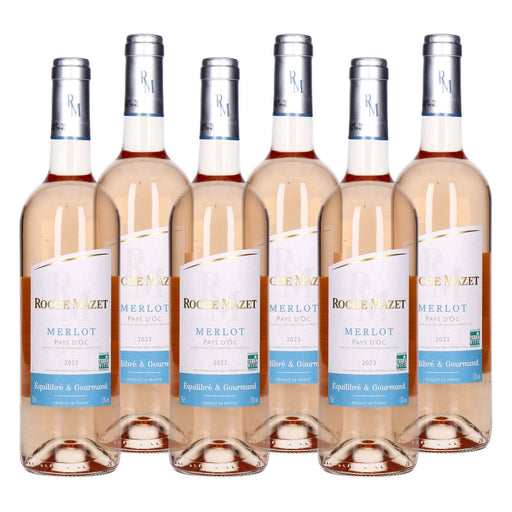 Produktbild Roséwein - Roche Mazet Merlot Roséwein 6 x 0,75 L