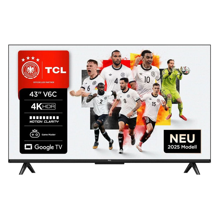 TCL V6C 43V6C TV 109.2 cm 43 Zoll 4K Ultra HD Smart Wi-Fi Metallic 260