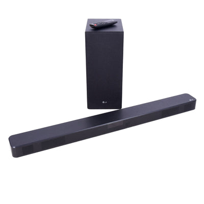 SL5Y 2.1 Kanal Soundbar mit kabellosem Subwoofer HDMI USB Bluetooth Schwarz