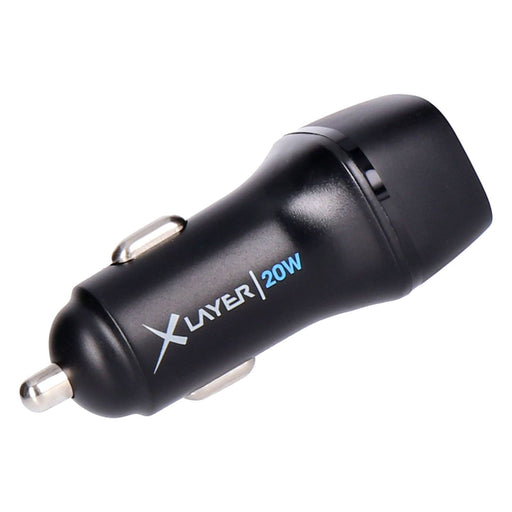Produktbild KFZ-Ladegerät - XLAYER Kfz-Ladegerät USB Typ C 20W schwarz