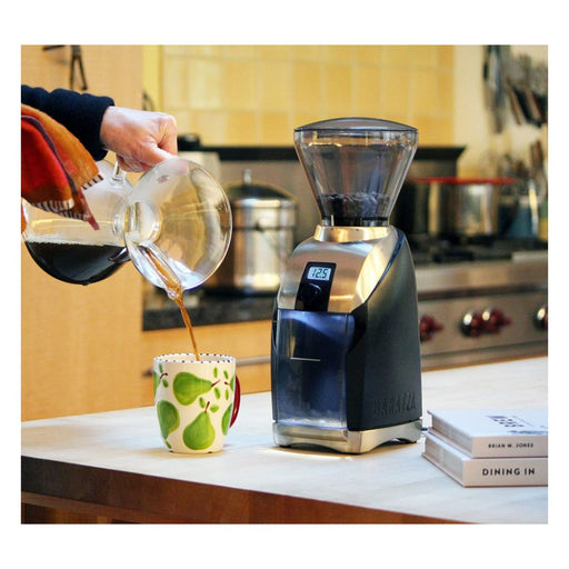 Produktbild Kaffeemaschine mit Mahlwerk - Baratza Virtuoso+ elektrische Kaffeemühle mit Kegelmahlwerk 70W Schwarz, Silber