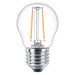Philips 25W P45 E27 Filament-Kerzenlampe transparent