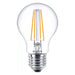 Philips 60 W A60 E27 LED-Filament-Lampe transparent
