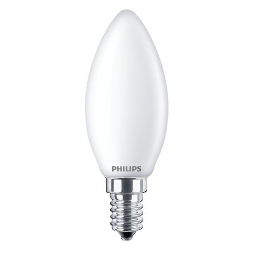 Produktbild LED-Filament - Philips 60W B35 E14 LED-Filament-Kerzenlampe Milchglas