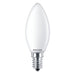 Philips 60W B35 E14 LED-Filament-Kerzenlampe Milchglas