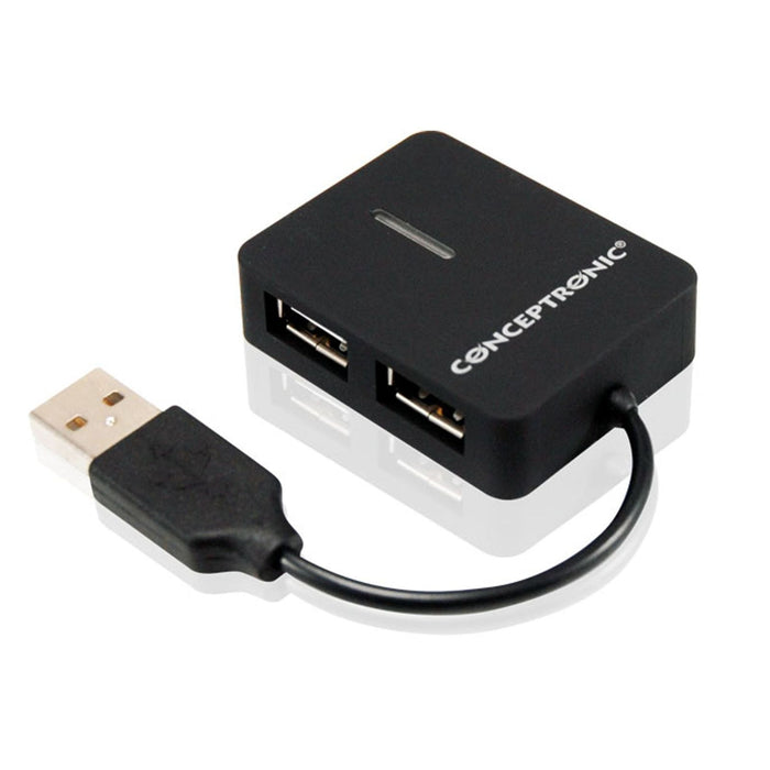 Conceptronic C4PUSB2 USB 2.0 - Hub 4Port schwarz