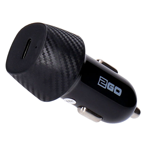 Produktbild KFZ-Ladegerät - 2GO Kfz-Ladegerät 12V/24V USB-C schwarz