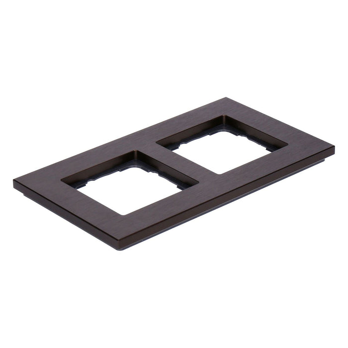 Gira Abdeckrahmen 2-fach Gira Esprit 0212127 Alum. Braun