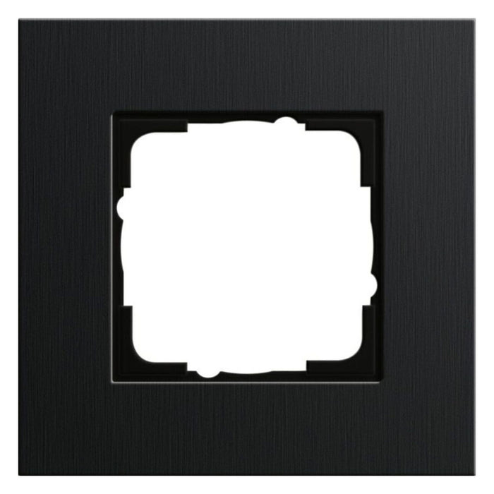 Gira Abdeckrahmen 1fach 0211126 Alum.schwarz