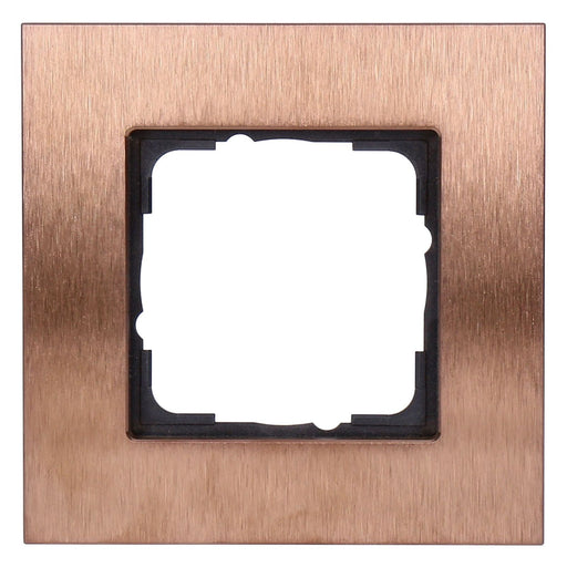 Produktbild Montagezubehör - Gira Abdeckrahmen 1fach 021138 Bronze