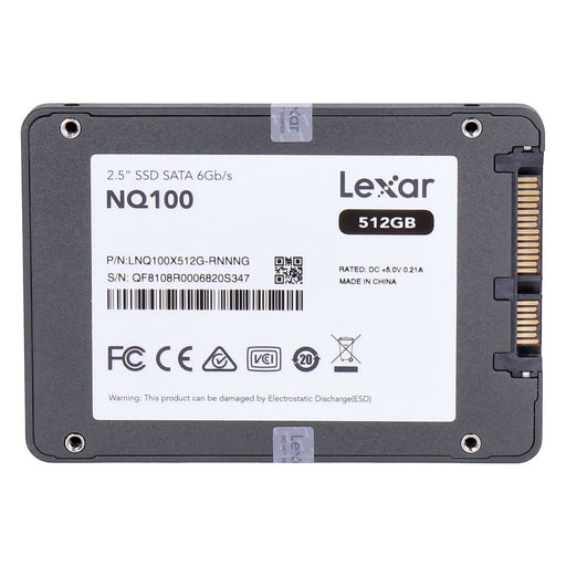 Produktbild interne SSD - Lexar NQ100 int. SATA III SSD 512GB