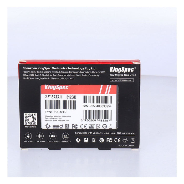 KingSpec int. 2.5" SATA III SSD 512GB