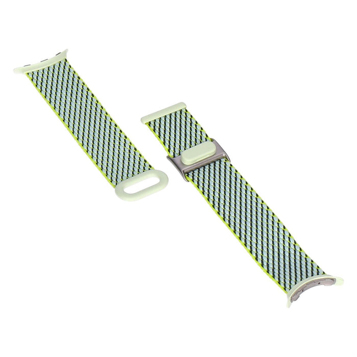 Google Pixel Watch gewebtes Armband Lemongrass Einheitsgröße