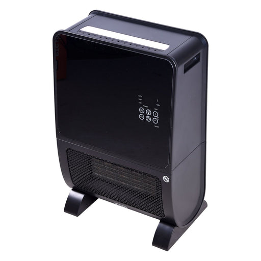 Produktbild Keramikheizlüfter - SHX Keramik-Heizer mit Kamineffekt schwarz 2000W 4-in-1-Funktion