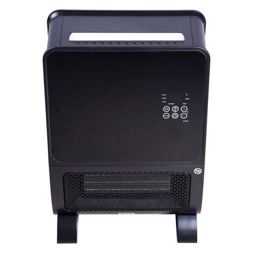 Produktbild Keramikheizlüfter - SHX Keramik-Heizer mit Kamineffekt schwarz 2000W 4-in-1-Funktion