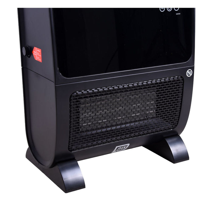 SHX Keramik-Heizer mit Kamineffekt schwarz 2000W 4-in-1-Funktion