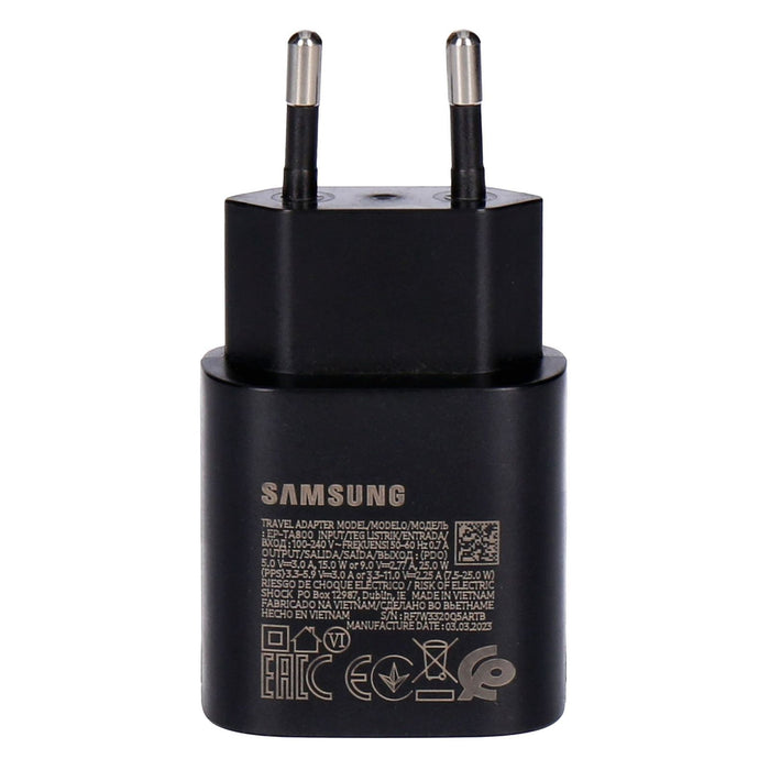 Samsung EP-TA800NBEGEU Ladegerät für Mobilgeräte Schwarz Indoor