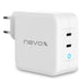 nevox Dual USB-C Ladegerät (100W) weiß