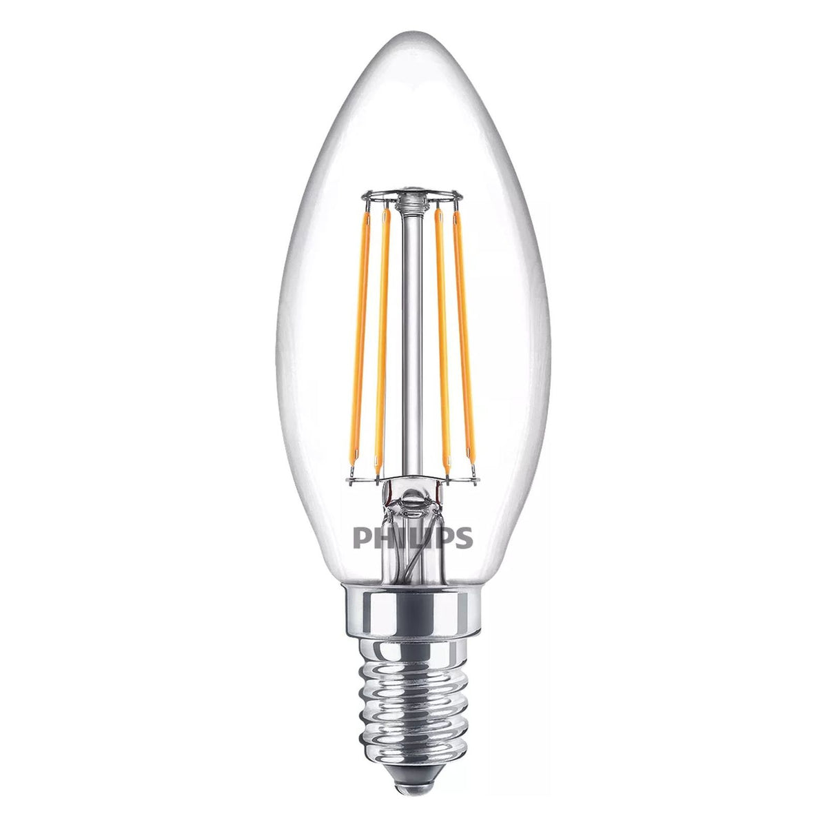 Produktbild LED-Filament - Philips Filament Kerzenlampe Warm White 40W B35 2x E14