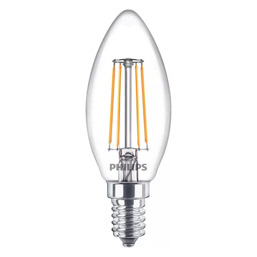 Produktbild LED-Filament - Philips Filament Kerzenlampe Warm White 40W B35 2x E14
