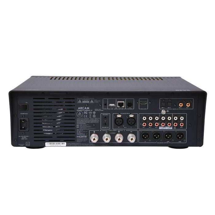 Arcam Radia SA45 Streaming Stereo-Verstärker mit Display HDMI LAN WLAN USB Schwarz